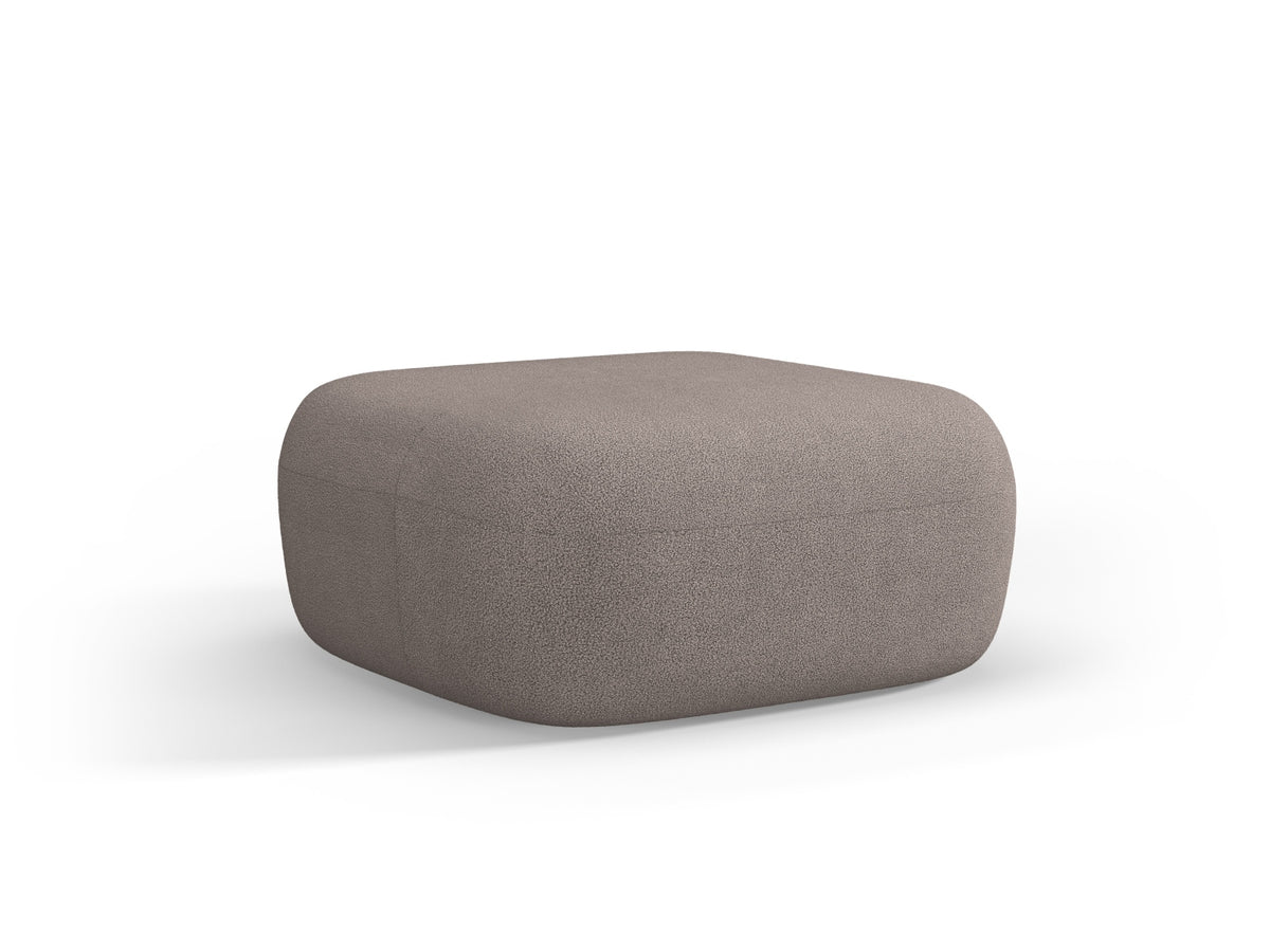 Jenny Boucle Pouf 1 Sitz in Light Brown-Now or Never präsentiert im Onlineshop von KAQTU Design AG. Pouf ist von Micadoni