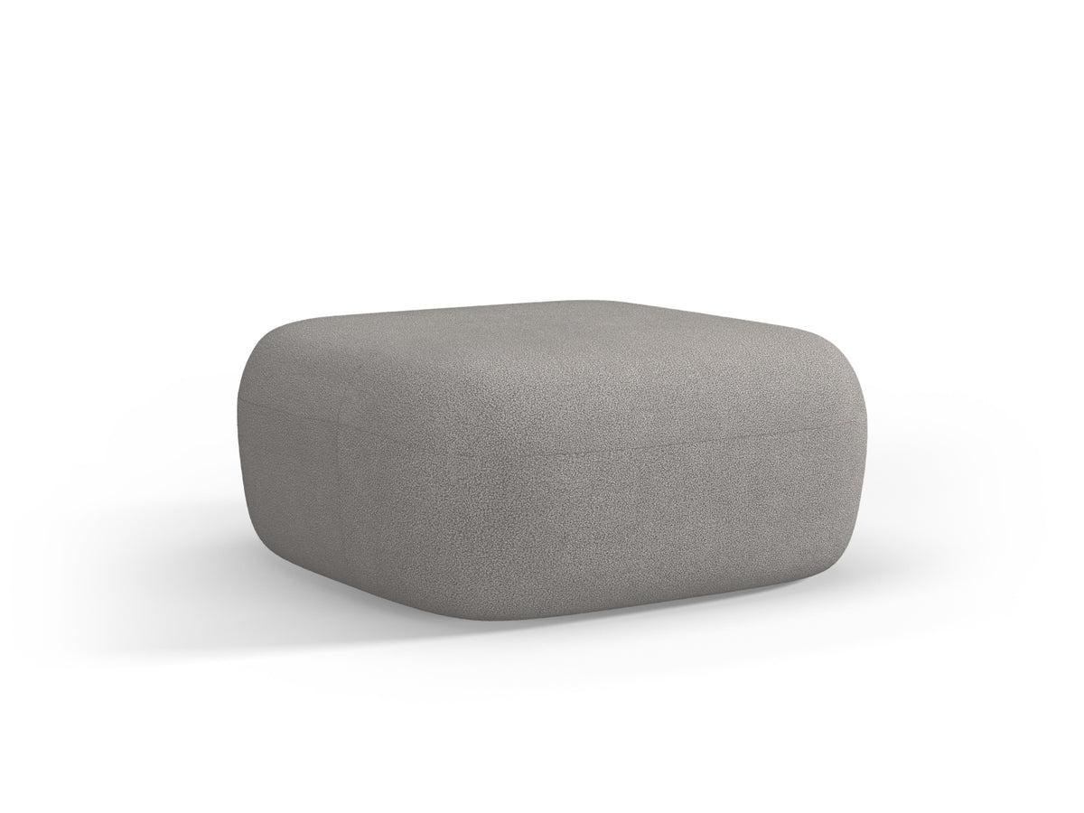 Jenny Boucle Pouf 1 Sitz in Light Grey-Now or Never präsentiert im Onlineshop von KAQTU Design AG. Pouf ist von Micadoni