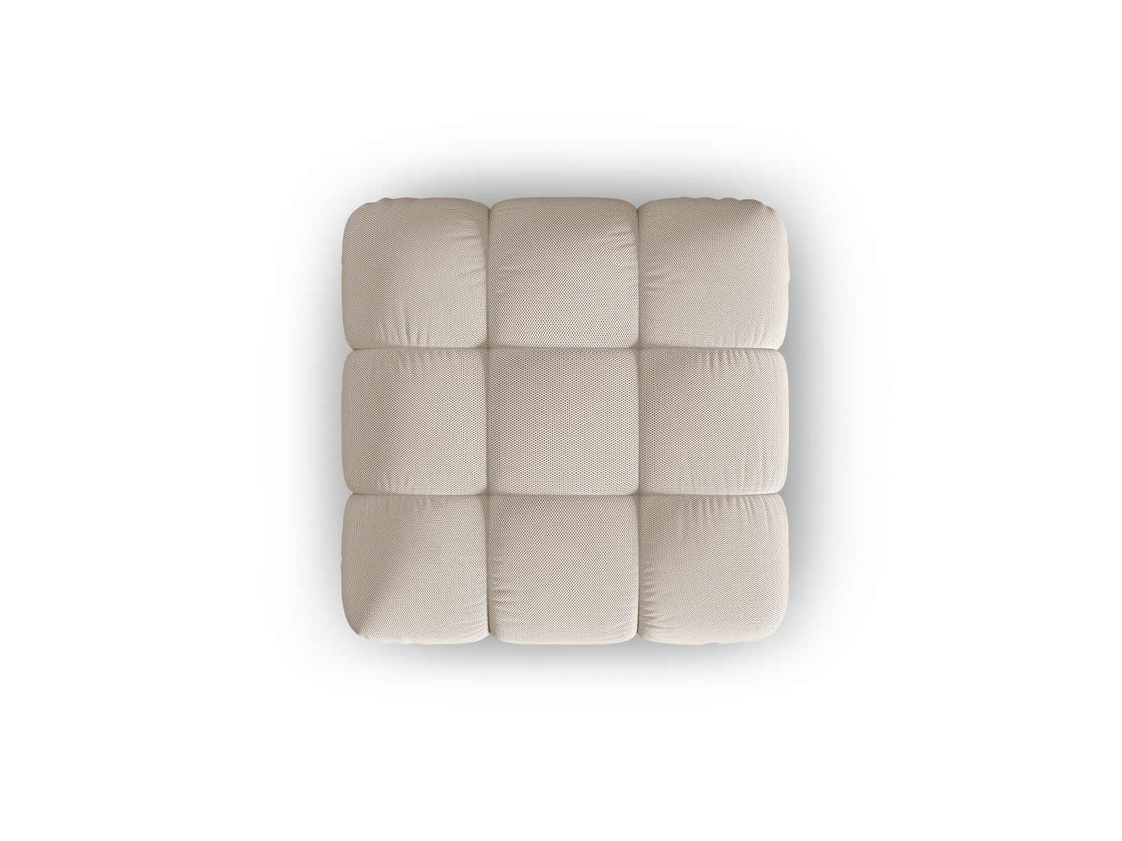 Erleben Sie den Bellis Pouf 1 Sitz 94cm von Micadoni – ein stilvolles Möbelstück, das Komfort und Eleganz in jeden Raum bringt.