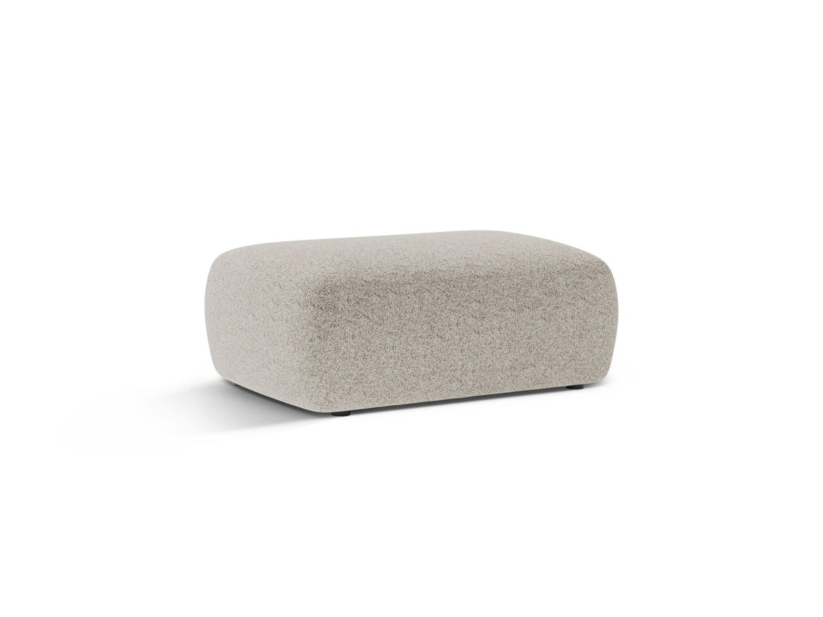 1-Sitzer Pouf Kate in Beige Melange-Puente präsentiert im Onlineshop von KAQTU Design AG. Pouf ist von Micadoni