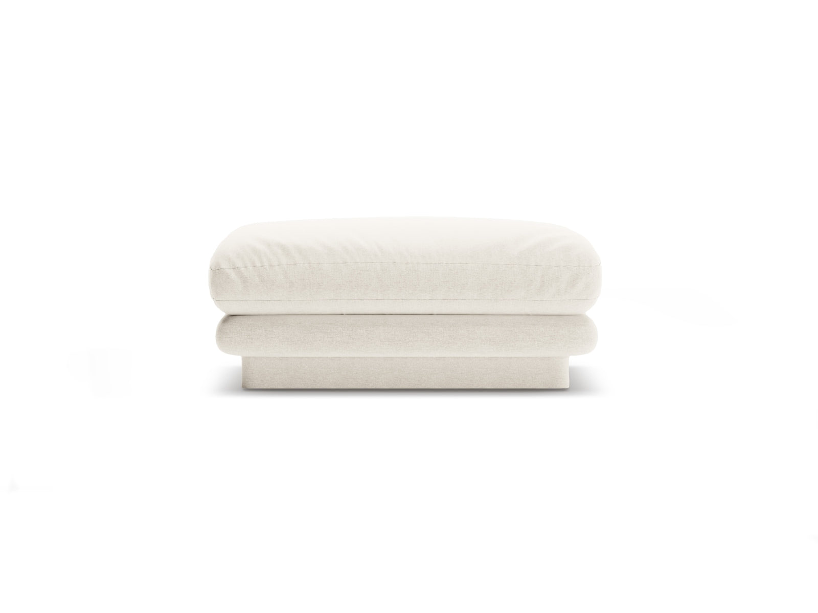 Torino Pouf 1 Sitzer in Ivory präsentiert im Onlineshop von KAQTU Design AG. Modulares Sofa ist von Micadoni
