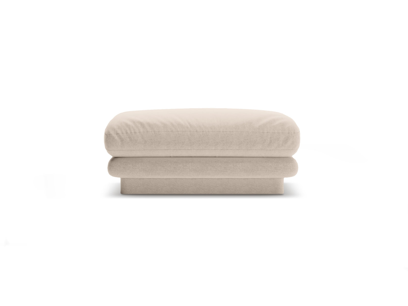 Torino Pouf 1 Sitzer in Light Beige präsentiert im Onlineshop von KAQTU Design AG. Modulares Sofa ist von Micadoni