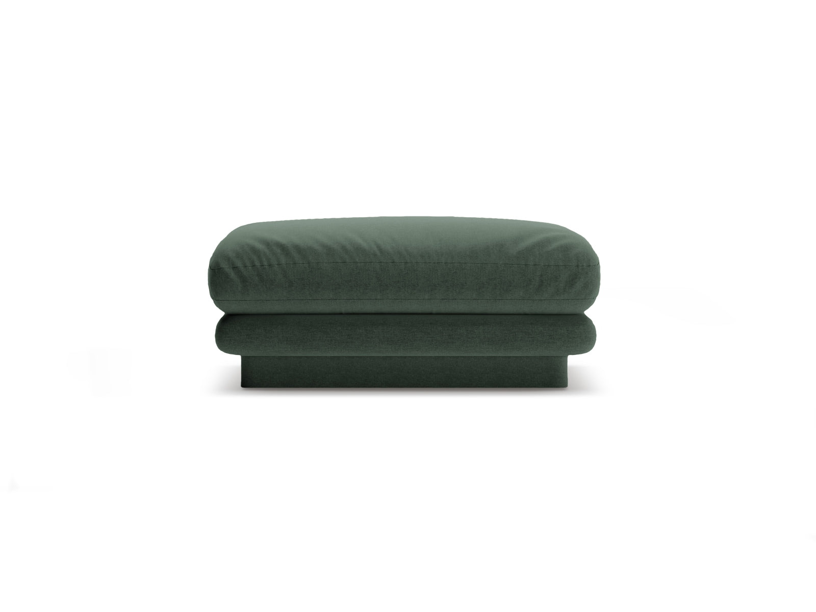 Torino Pouf 1 Sitzer in Moss Green-Wind präsentiert im Onlineshop von KAQTU Design AG. Modulares Sofa ist von Micadoni