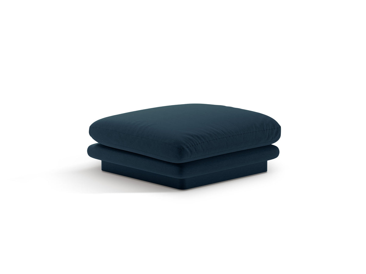Torino Pouf 1 Sitzer in Navy Blue-Wind präsentiert im Onlineshop von KAQTU Design AG. Modulares Sofa ist von Micadoni