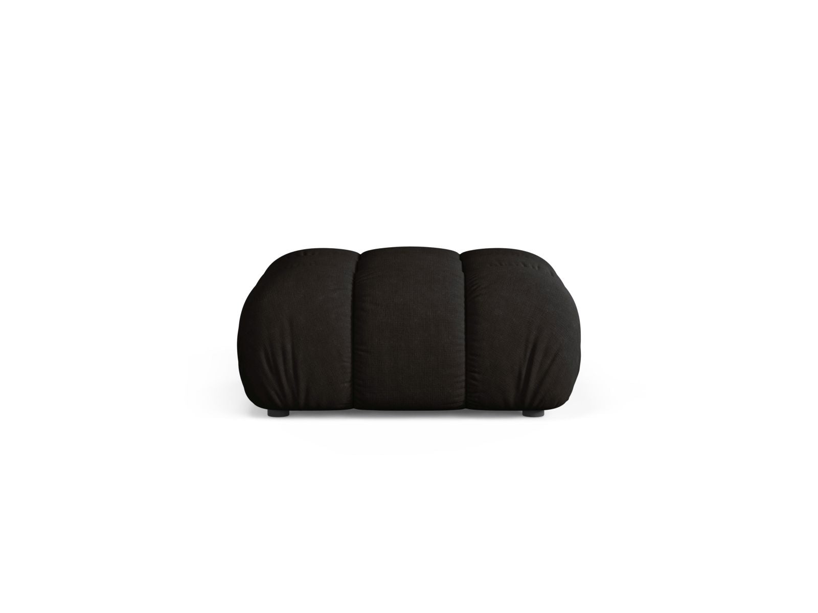 1-Sitzer Pouf Bellis in Black-Liberty präsentiert im Onlineshop von KAQTU Design AG. Pouf ist von Micadoni
