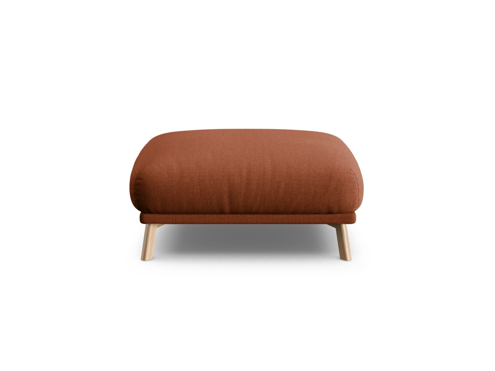 Eleganter 1-Sitzer Pouf Naomi in ansprechendem Brick-Liberty, perfekt für entspannte Momente und geschmackvolle Einrichtung.