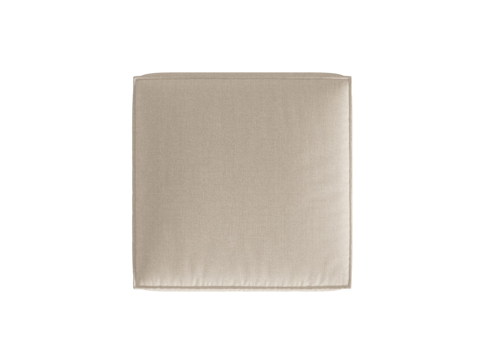Stylischer 1-Sitzer Pouf Nuria in sanftem Beige, perfekt für gemütliche Ecken und moderne Einrichtungskonzepte. Hochwertige Qualität von Micadoni.