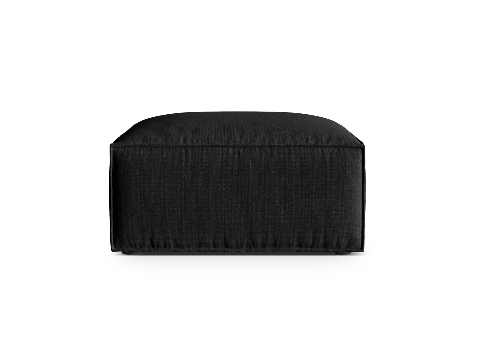 1-Sitzer Pouf Nuria in Black-Liberty präsentiert im Onlineshop von KAQTU Design AG. Pouf ist von Micadoni