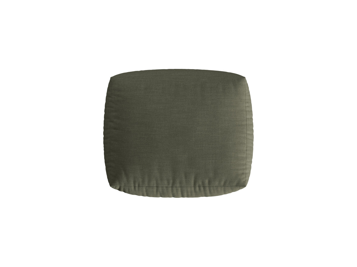 Chris Pouf 1 Sitzer in Muted Blue-LINS präsentiert im Onlineshop von KAQTU Design AG. Modulares Sofa ist von Micadoni