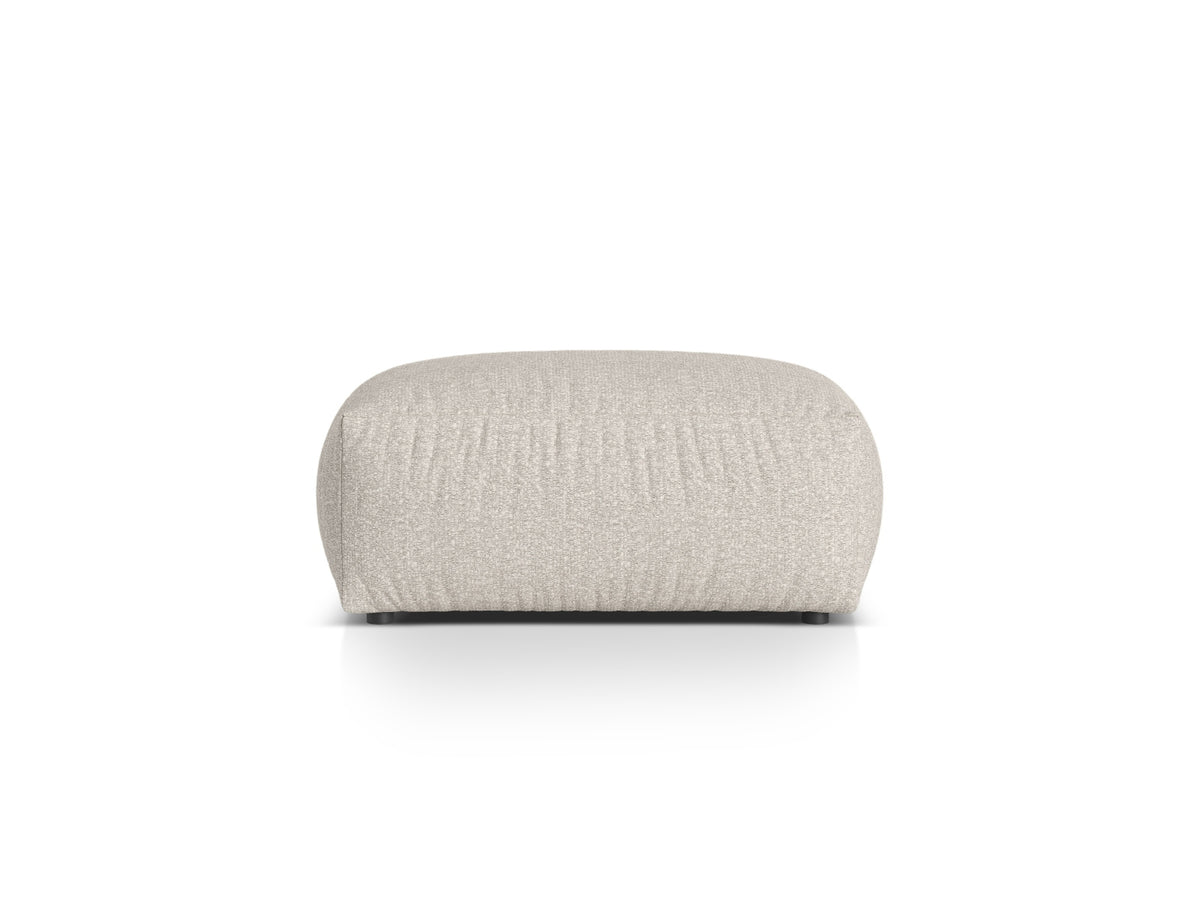 1-Sitzer Pouf Martina in Beige-Monet präsentiert im Onlineshop von KAQTU Design AG. Pouf ist von Micadoni