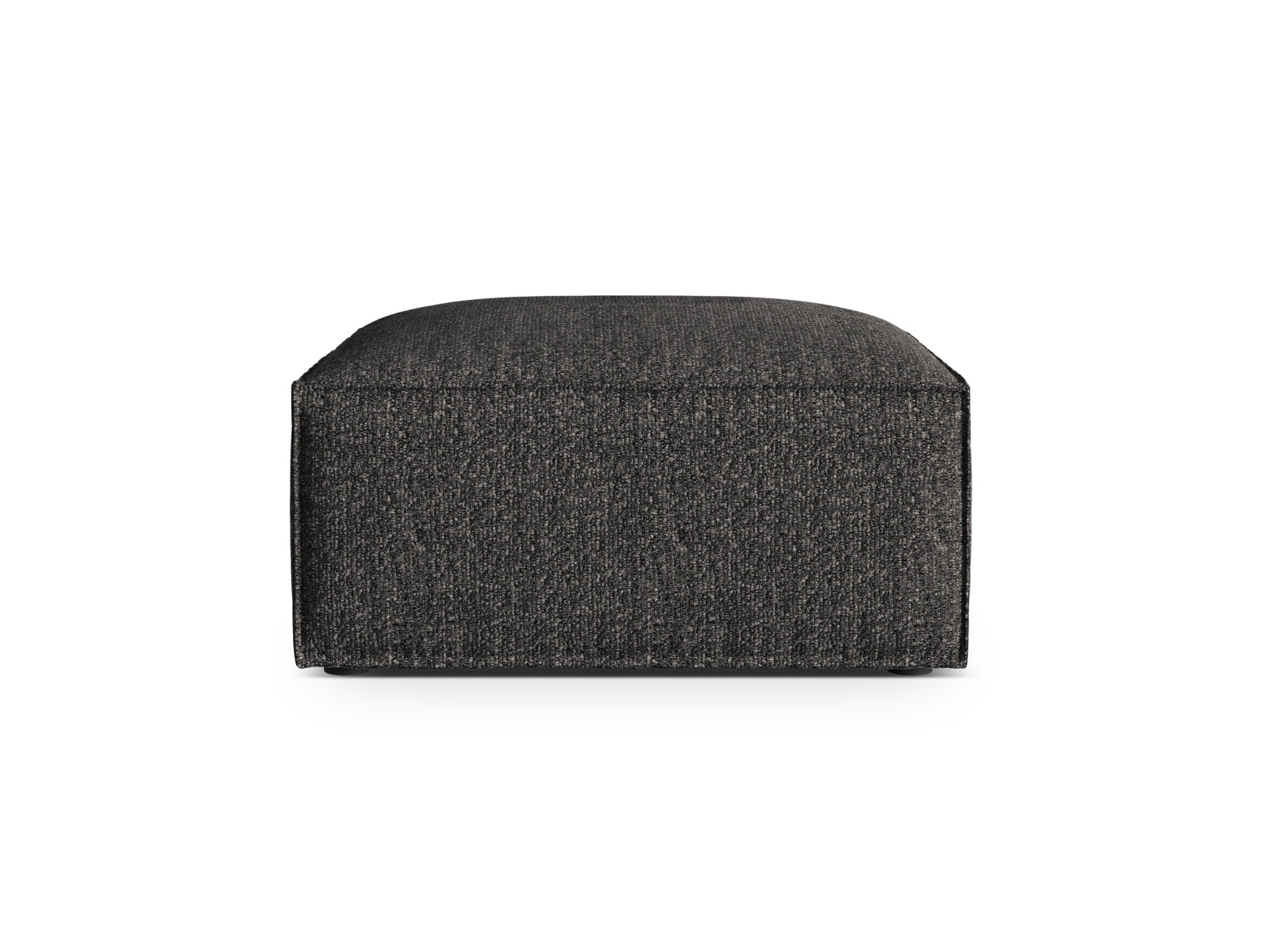 Nuria Boucle Pouf 1 Sitzer in Anthracite präsentiert im Onlineshop von KAQTU Design AG. Modulares Sofa ist von Micadoni