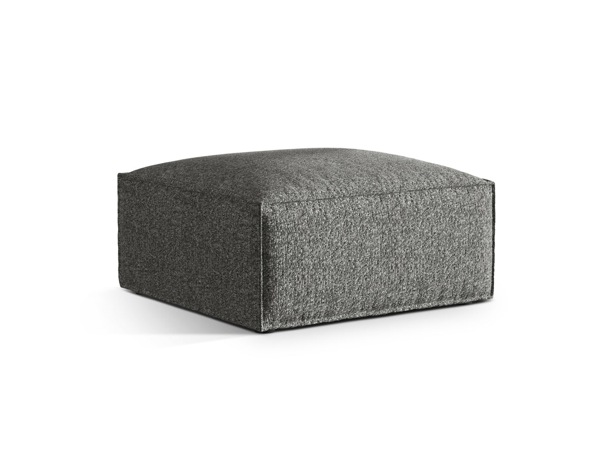 Nuria Boucle Pouf 1 Sitzer in Graphite-Monet präsentiert im Onlineshop von KAQTU Design AG. Modulares Sofa ist von Micadoni
