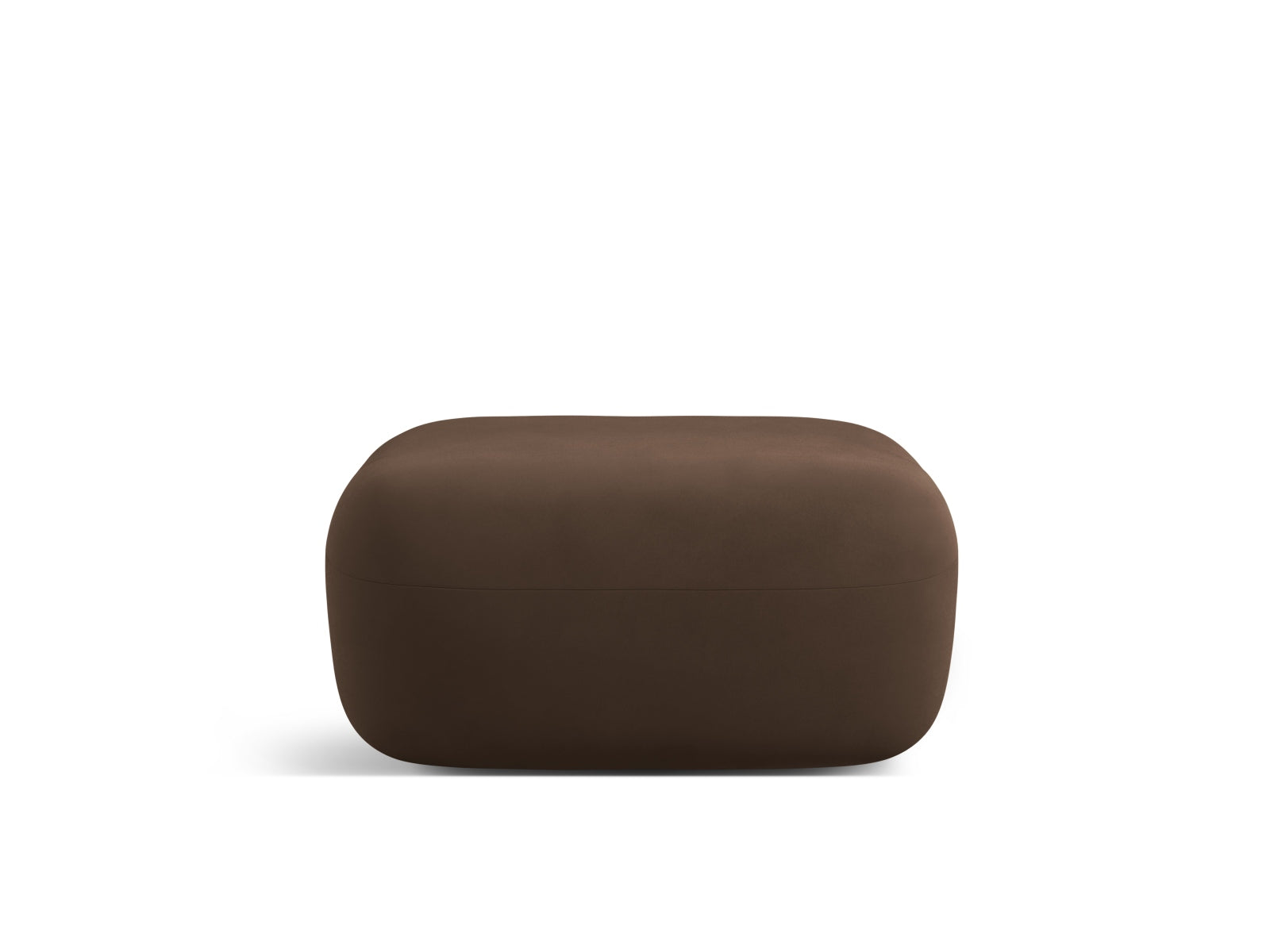 Jenny Velour Pouf 1 Sitz in Chocolate präsentiert im Onlineshop von KAQTU Design AG. Pouf ist von Micadoni