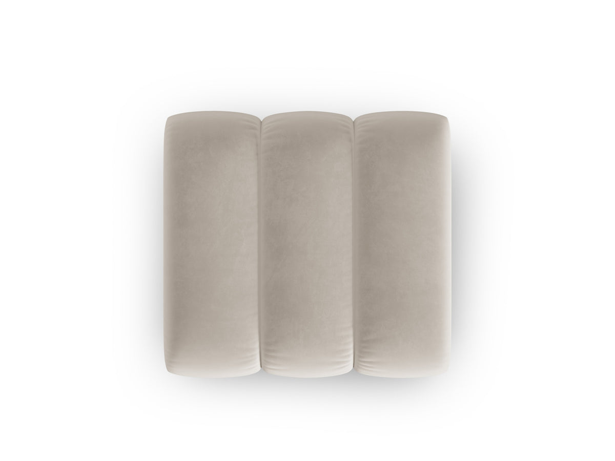 Lupine Velour Pouf 1 Sitz in Beige-Salvador präsentiert im Onlineshop von KAQTU Design AG. Pouf ist von Micadoni