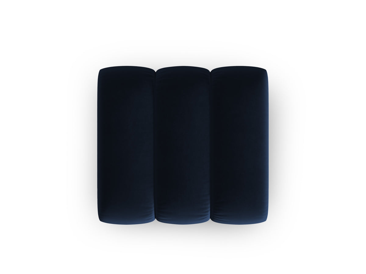 Lupine Velour Pouf 1 Sitz in Royal Blue-Salvador präsentiert im Onlineshop von KAQTU Design AG. Pouf ist von Micadoni