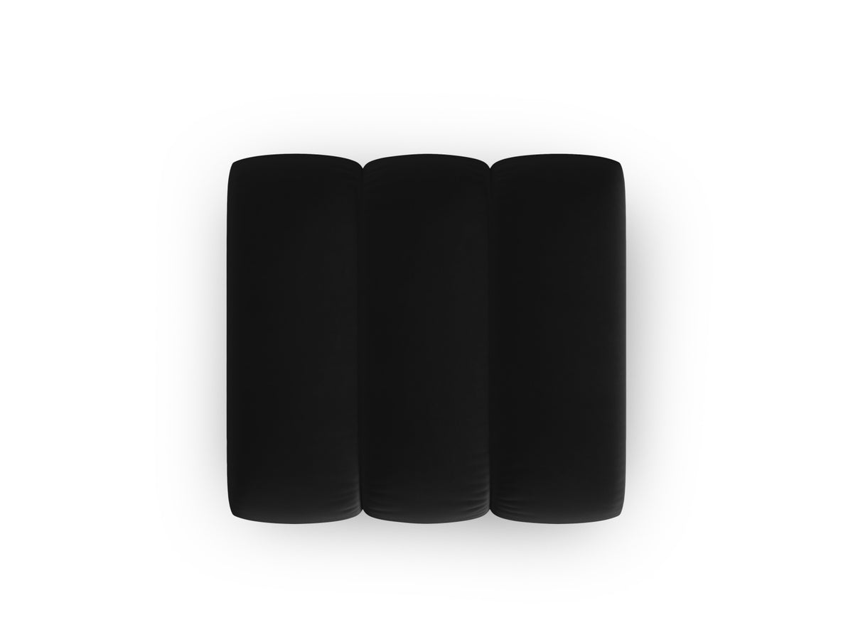 Lupine Velour Pouf 1 Sitz in Black-Salvador präsentiert im Onlineshop von KAQTU Design AG. Pouf ist von Micadoni