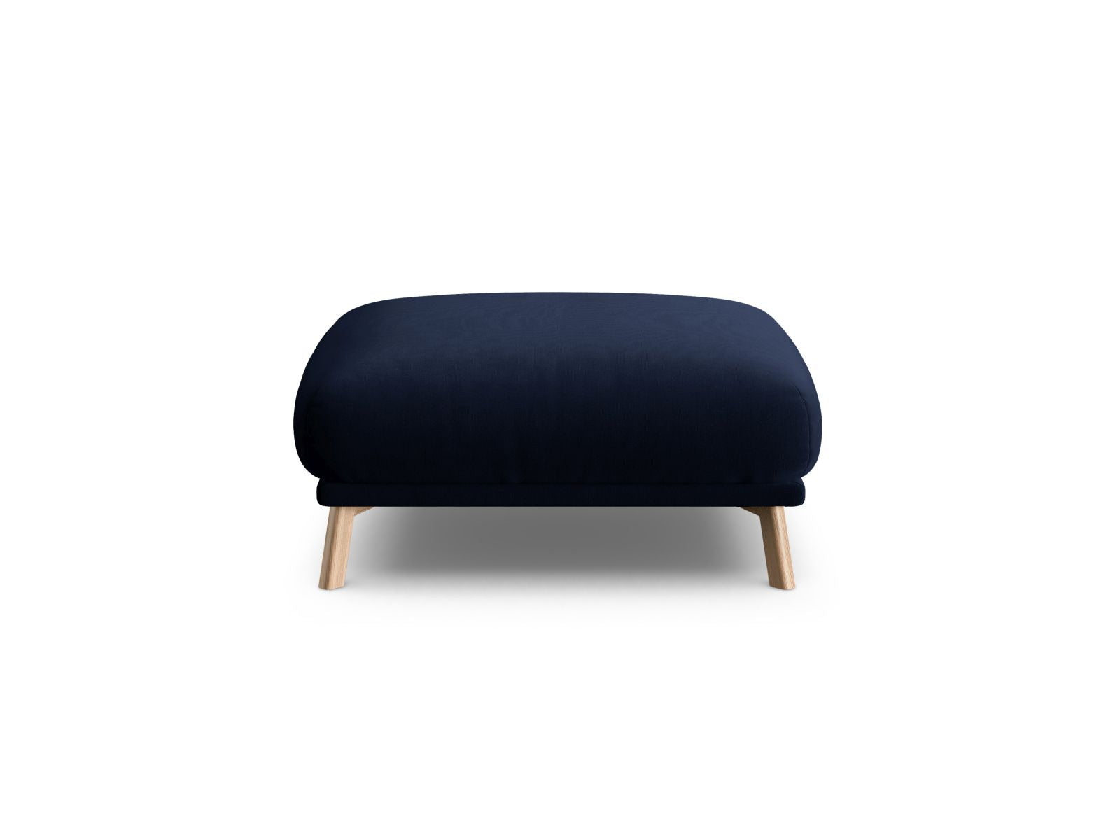 Stylischer 1-Sitzer Pouf Naomi in Royal Blue von Micadoni, perfekt für moderne Wohnräume und gemütliche Sitzgelegenheiten.