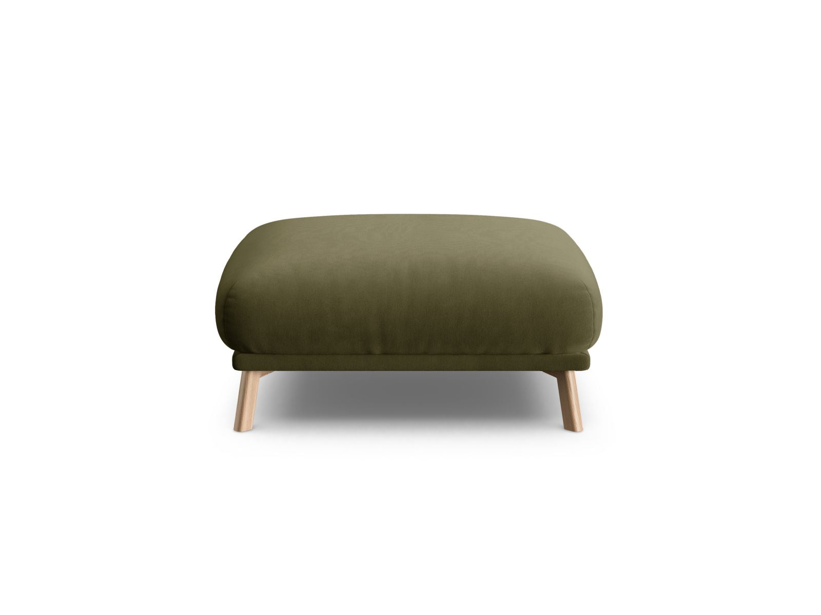 Eleganter 1-Sitzer Pouf Naomi in trendigem Grünton, perfekt für stilvolle Akzente in jedem Raum. Hochwertige Materialien und modernes Design.