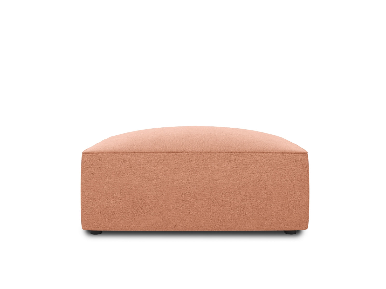 Ruby Velour Pouf 1 Sitz in Pink-Salvador präsentiert im Onlineshop von KAQTU Design AG. Pouf ist von Micadoni