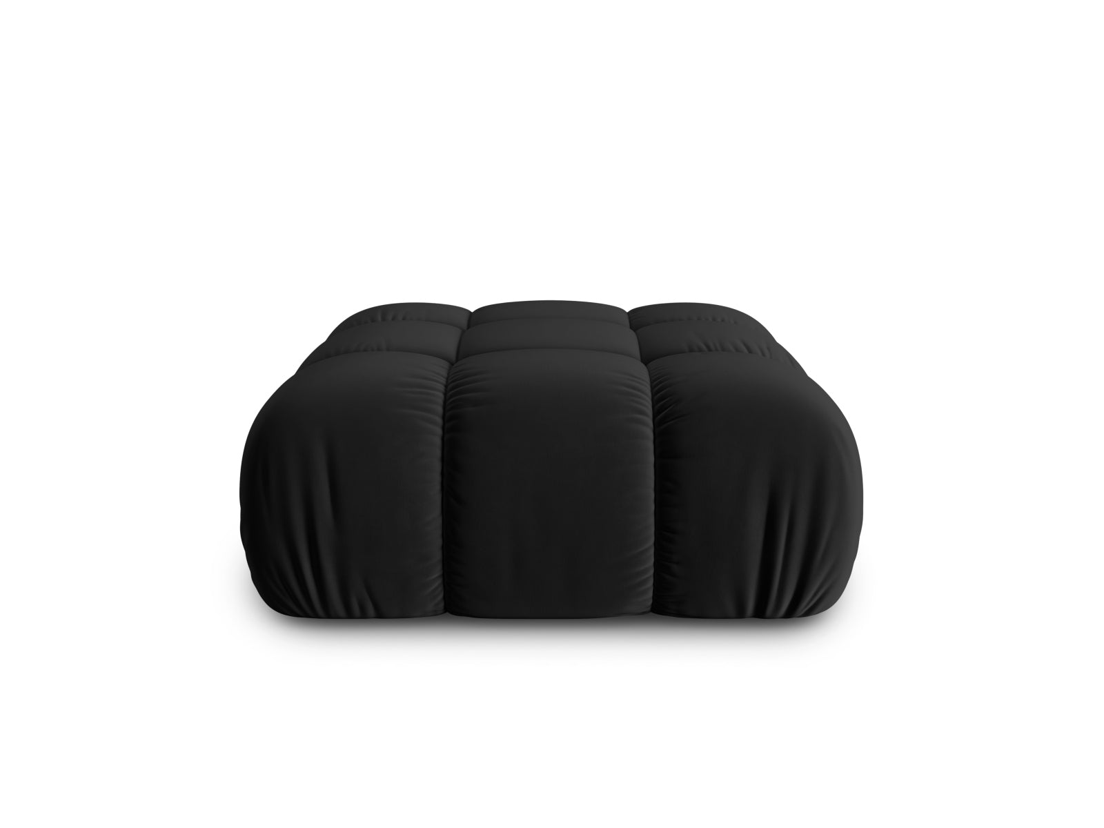 Bellis Velour Pouf 1 Sitz 94cm in Black-Bluvel präsentiert im Onlineshop von KAQTU Design AG. Pouf ist von Micadoni
