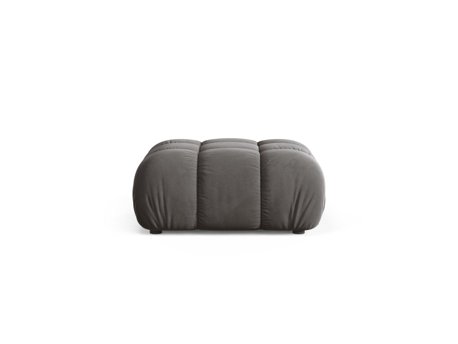Bellis Velour Pouf 1 Sitz 94cm in Light Grey-Bluvel präsentiert im Onlineshop von KAQTU Design AG. Pouf ist von Micadoni