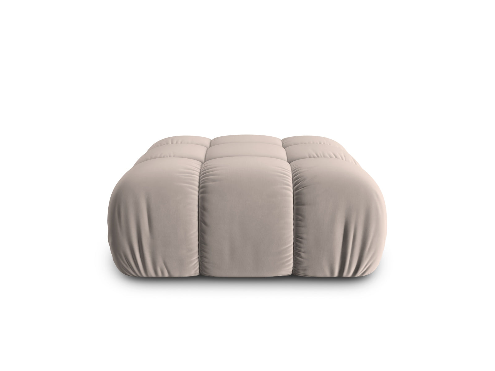 Bellis Velour Pouf 1 Sitz 94cm in Cappuccino-Bluvel präsentiert im Onlineshop von KAQTU Design AG. Pouf ist von Micadoni