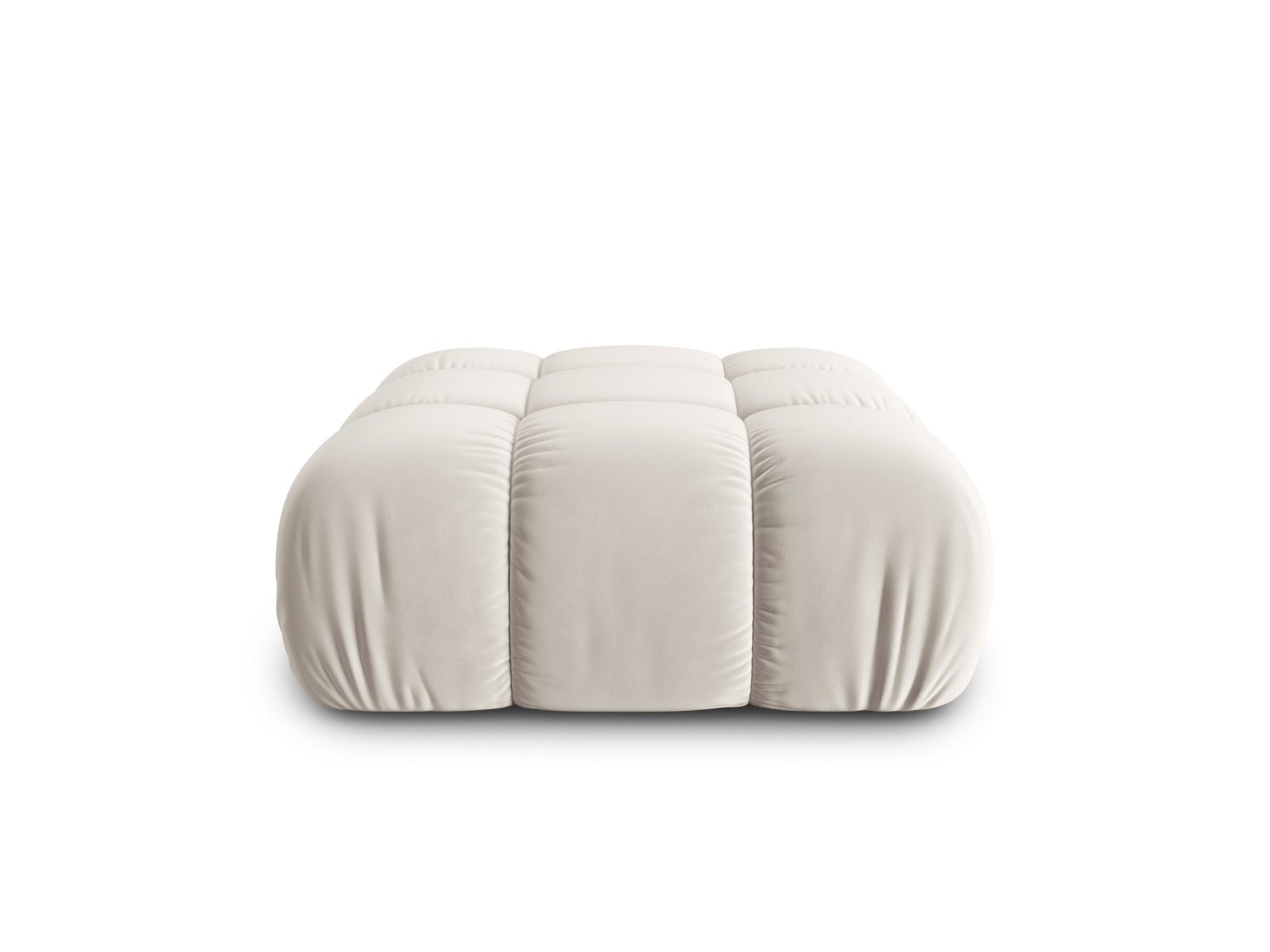 Bellis Velour Pouf 1 Sitz 94cm in Dark Beige-Bluvel präsentiert im Onlineshop von KAQTU Design AG. Pouf ist von Micadoni