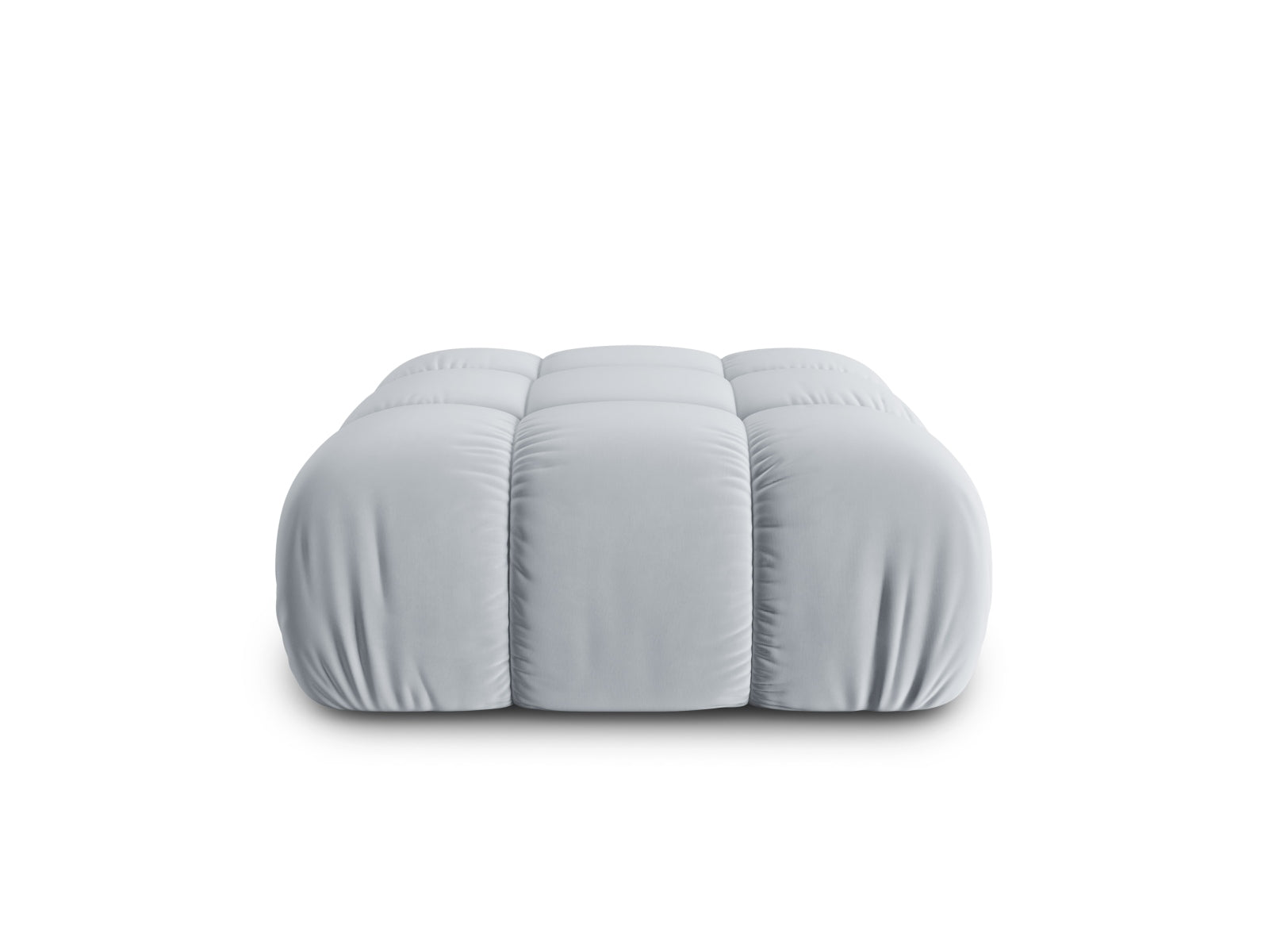 Bellis Velour Pouf 1 Sitz 94cm in Light Blue-Bluvel präsentiert im Onlineshop von KAQTU Design AG. Pouf ist von Micadoni