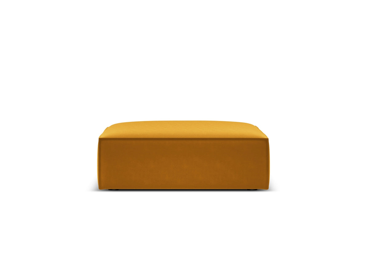 Kaelle Velour Pouf 1 Sitz in Yellow-Bluvel präsentiert im Onlineshop von KAQTU Design AG. Pouf ist von Micadoni