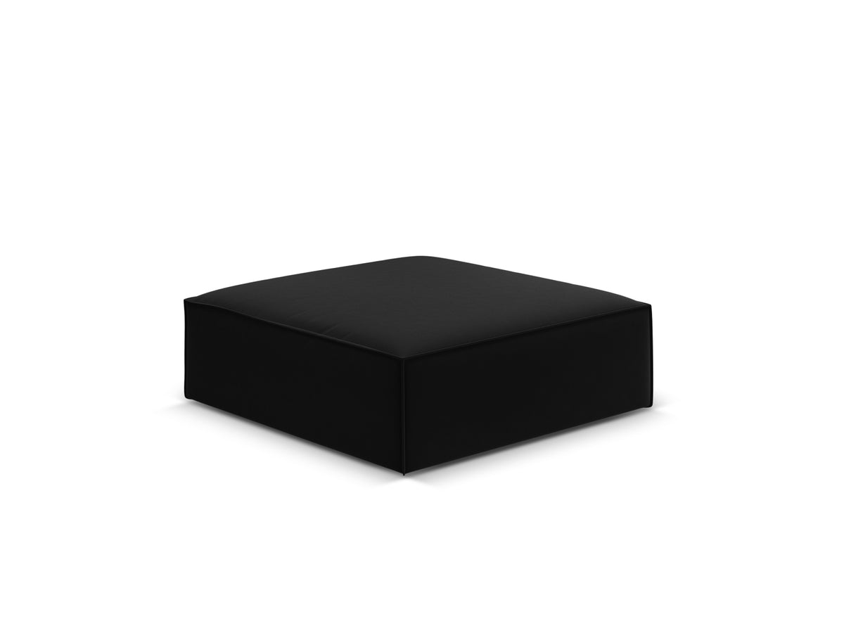 Kaelle Velour Pouf 1 Sitz in Black-Bluvel präsentiert im Onlineshop von KAQTU Design AG. Pouf ist von Micadoni