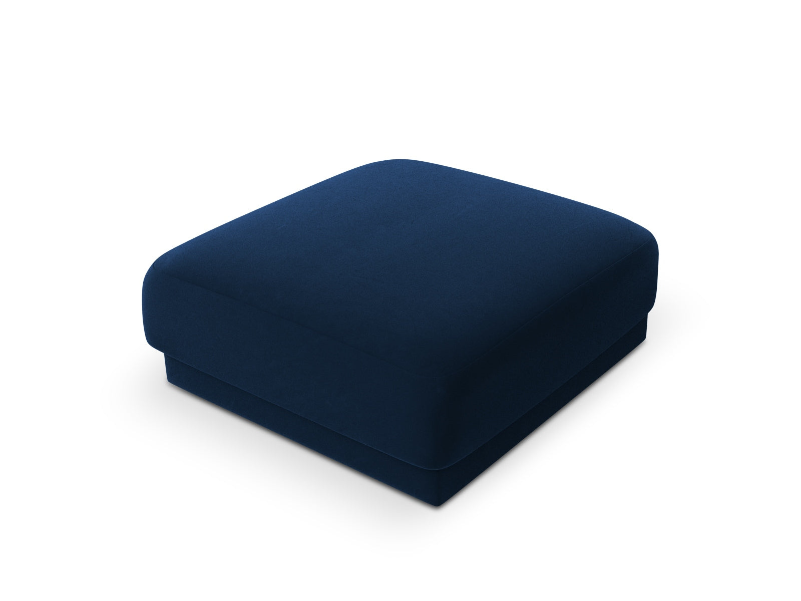 Stylischer Miley Velour Pouf in Royal Blue, perfekt für zusätzliche Sitzgelegenheiten und als dekoratives Element in Ihrem Zuhause.