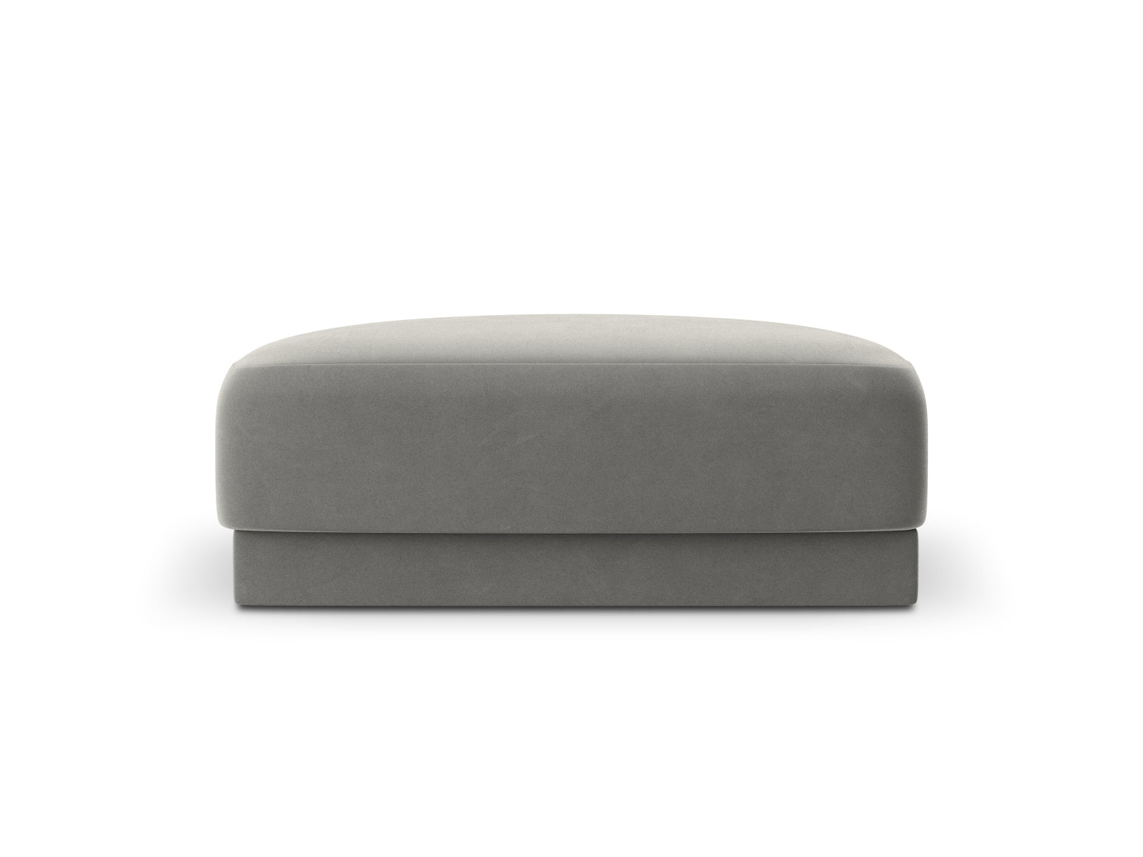 Miley Velour Pouf 1 Sitz in Light Grey-Bluvel präsentiert im Onlineshop von KAQTU Design AG. Pouf ist von Micadoni