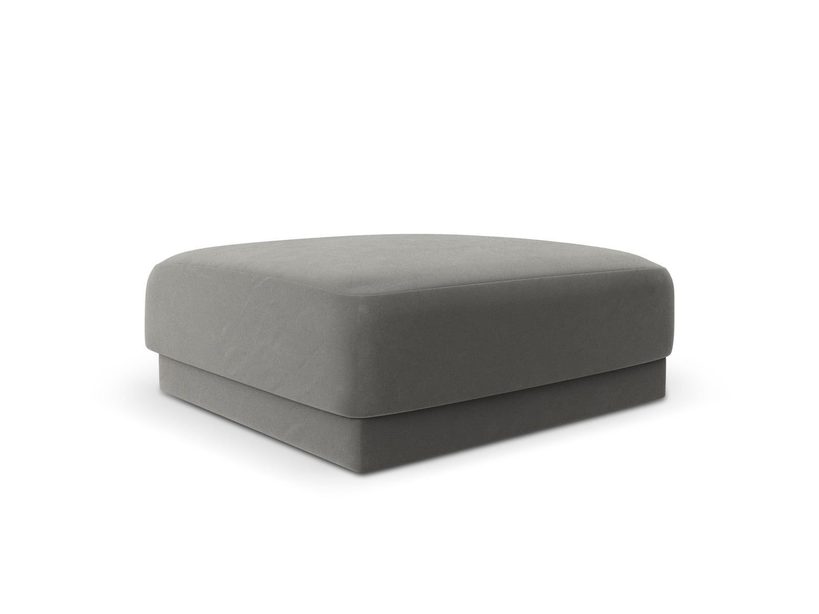 Entdecken Sie den eleganten Miley Velour Pouf 1 Sitz von Micadoni – vielseitig, komfortabel und pflegeleicht für jeden Raum!