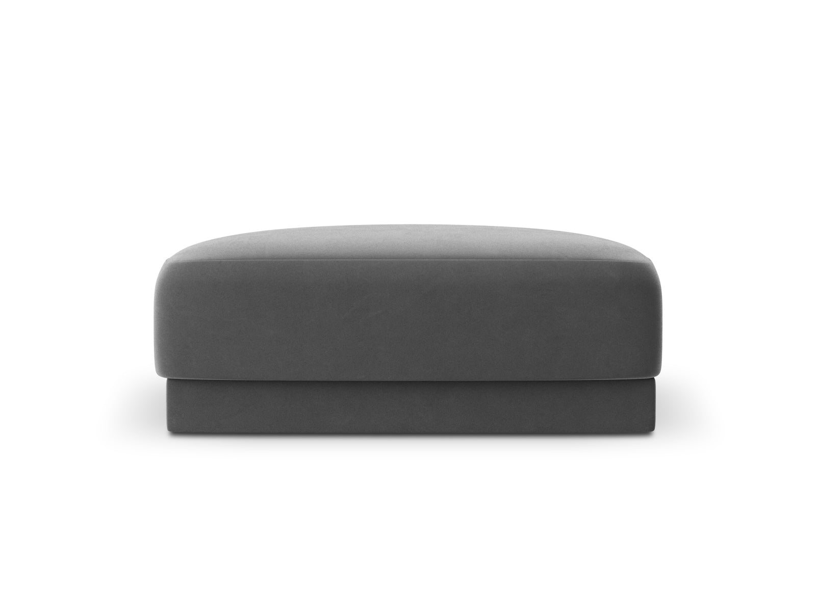 Miley Velour Pouf 1 Sitz in Grey-Bluvel präsentiert im Onlineshop von KAQTU Design AG. Pouf ist von Micadoni