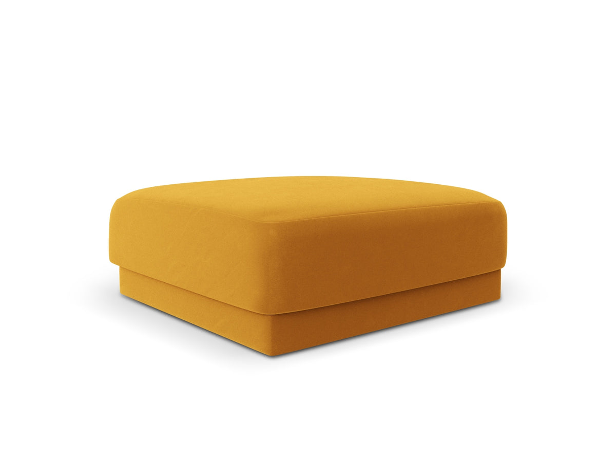 Miley Velour Pouf 1 Sitz in Yellow-Bluvel präsentiert im Onlineshop von KAQTU Design AG. Pouf ist von Micadoni