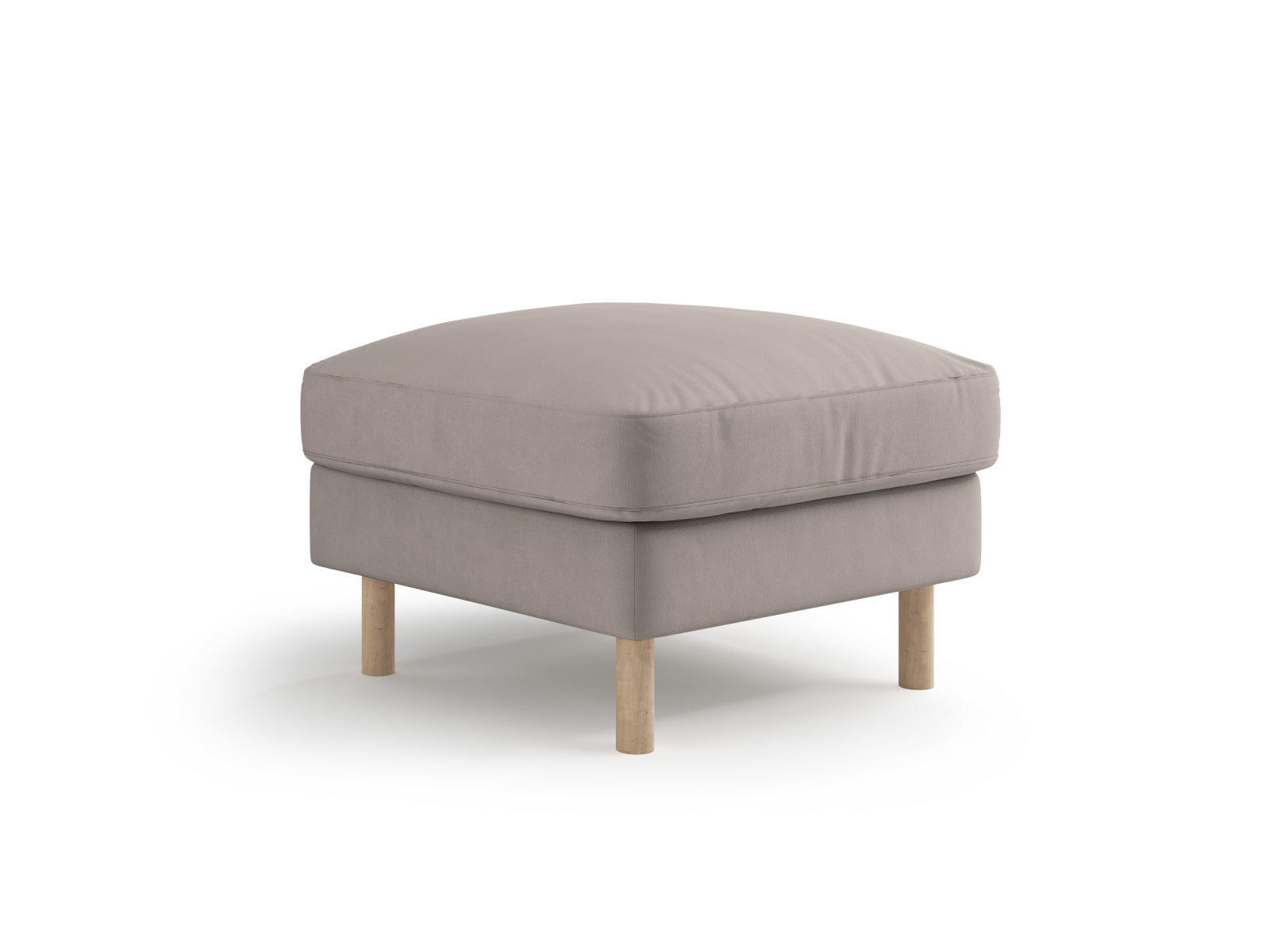 Entdecken Sie den Eden Velour Pouf 1 Sitzer von Micadoni: Hochwertiges Velours, modernes Design und optimaler Komfort für Ihr Zuhause.