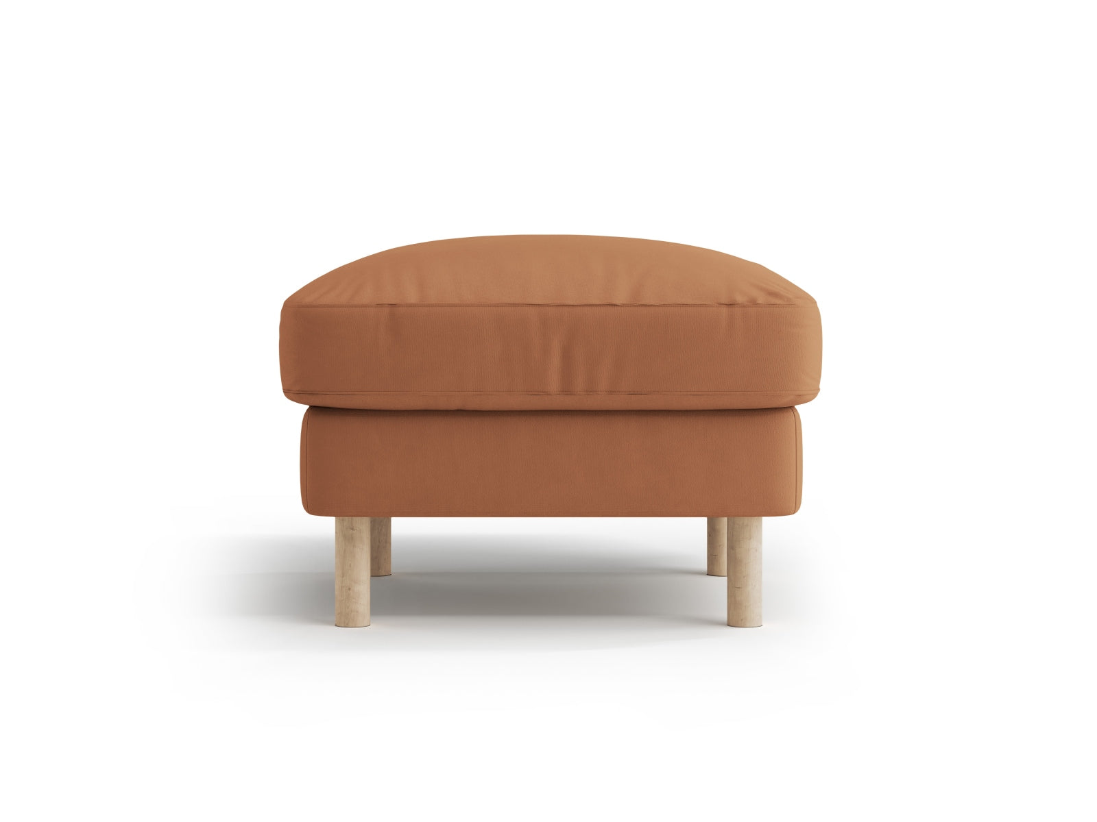Eden Velour Pouf 1 Sitzer in Honey präsentiert im Onlineshop von KAQTU Design AG. Modulares Sofa ist von Micadoni