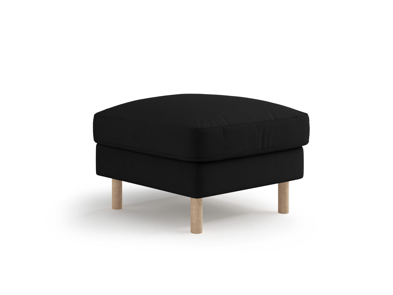 Entdecken Sie den Eden Velour Pouf 1 Sitzer von Micadoni: Hochwertiges Velours, modernes Design und optimaler Komfort für Ihr Zuhause.