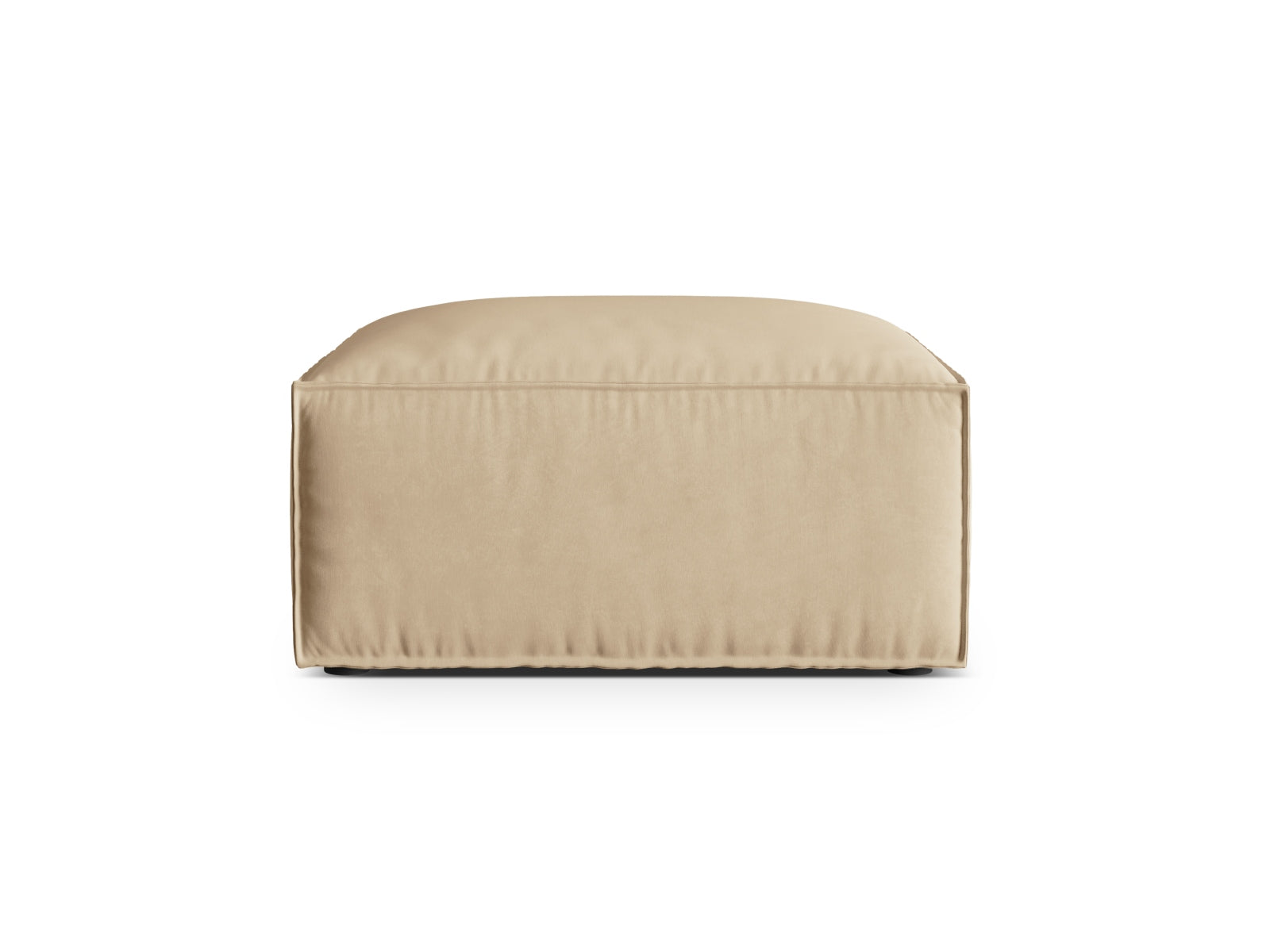 Nuria Velour Pouf 1 Sitzer in Nude präsentiert im Onlineshop von KAQTU Design AG. Modulares Sofa ist von Micadoni