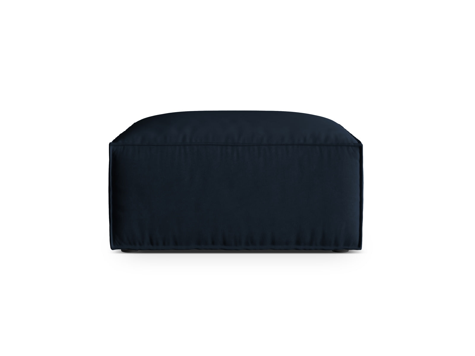 Nuria Velour Pouf 1 Sitzer in Dark Blue präsentiert im Onlineshop von KAQTU Design AG. Modulares Sofa ist von Micadoni