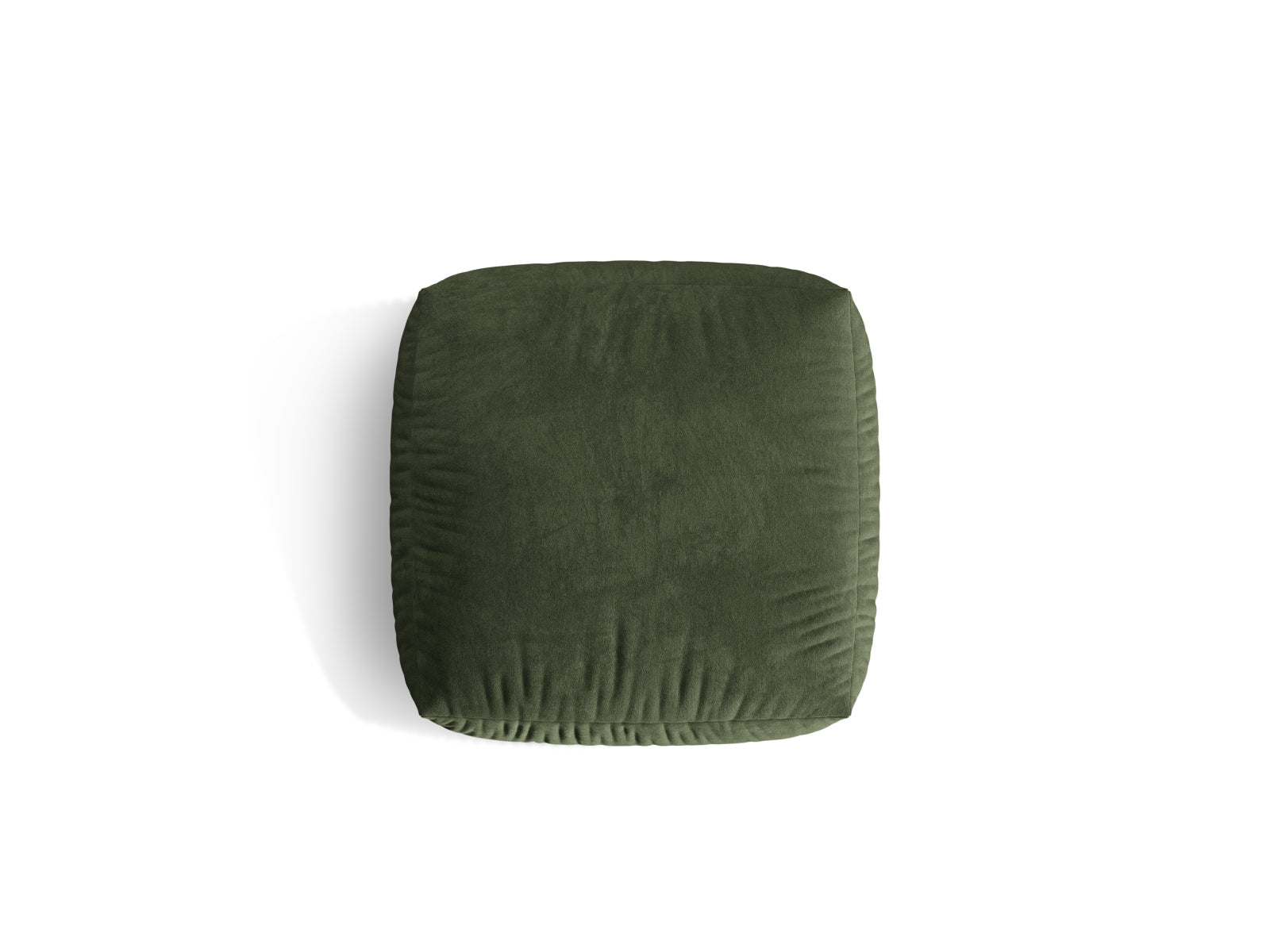Moderner Martina Pouf Large in Green-Vogue, perfekt für gemütliche Sitzgelegenheiten und stilvolle Akzente in jedem Raum.