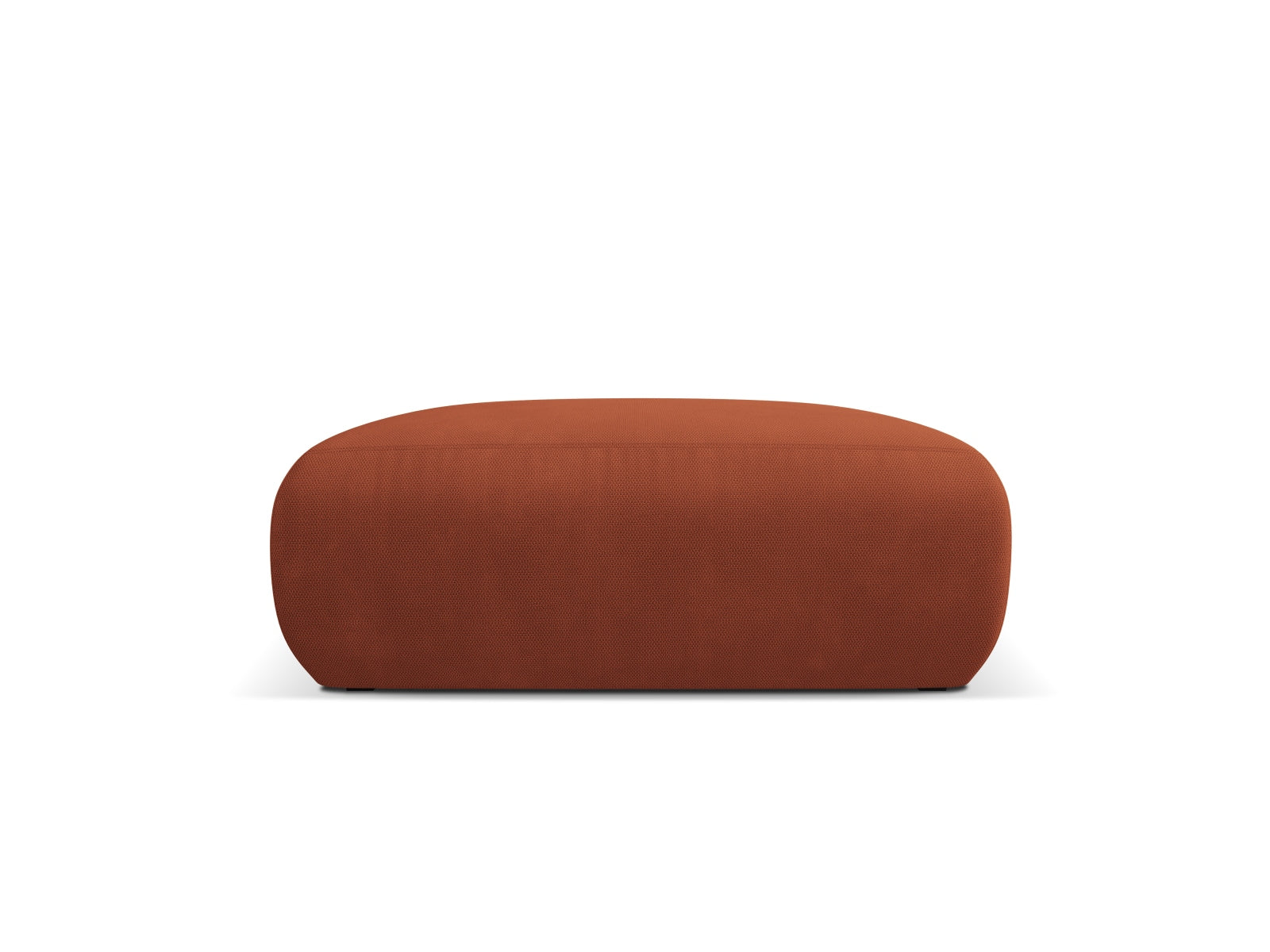 Stylischer Molino Pouf in strahlendem Orange, perfekt für entspannte Sitzgelegenheiten und trendige Inneneinrichtungen. Hochwertige Qualität von Micadoni.
