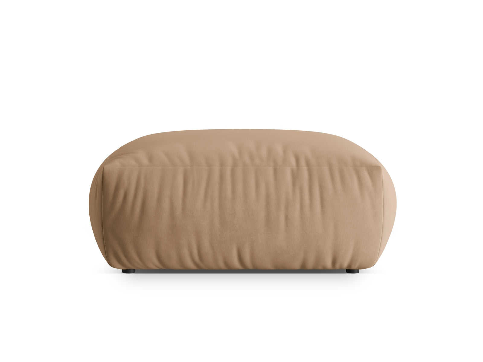 Chris Velour Pouf 1 Sitzer in Sand präsentiert im Onlineshop von KAQTU Design AG. Modulares Sofa ist von Micadoni