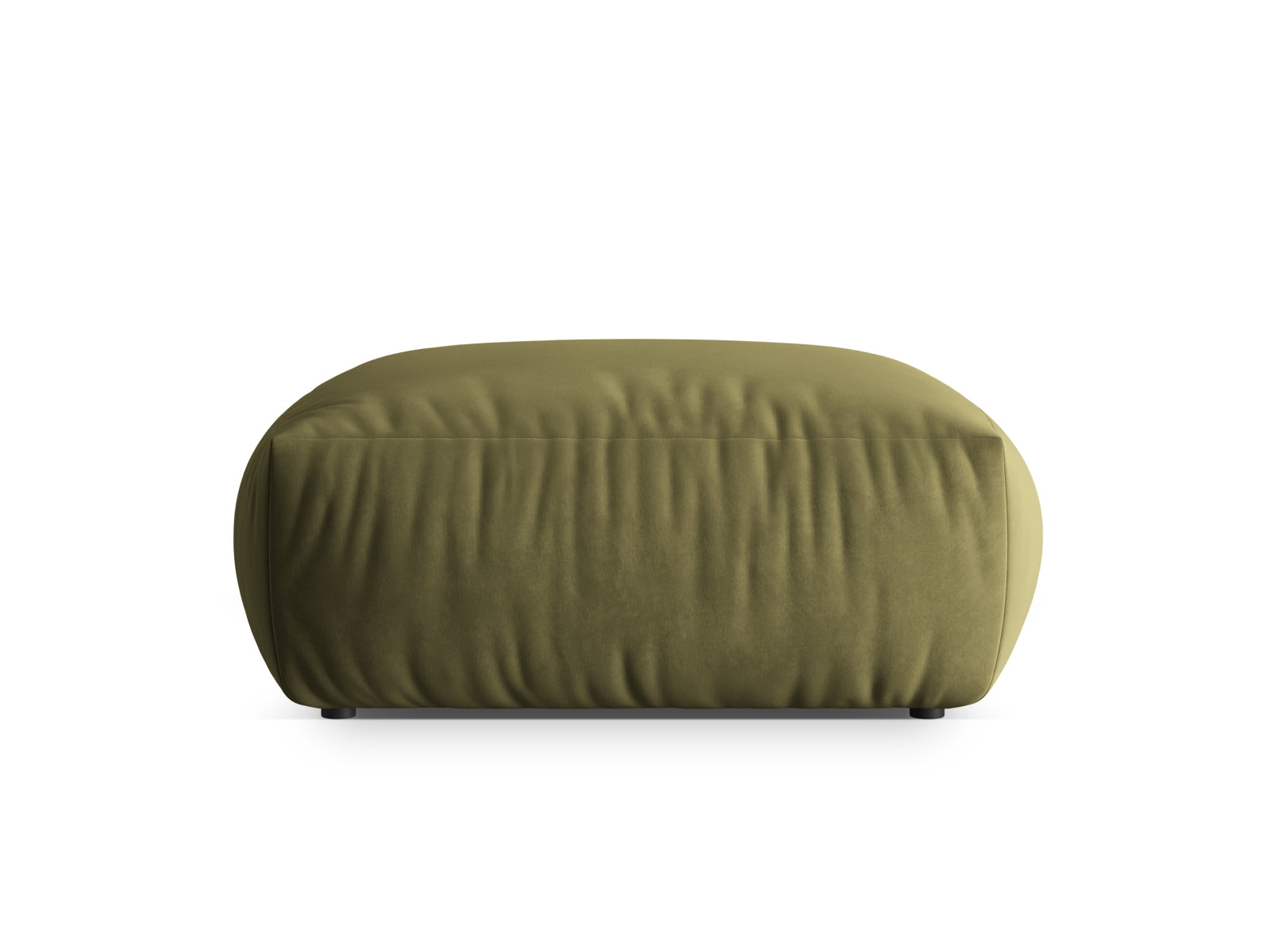 Chris Velour Pouf 1 Sitzer in Light Green präsentiert im Onlineshop von KAQTU Design AG. Modulares Sofa ist von Micadoni