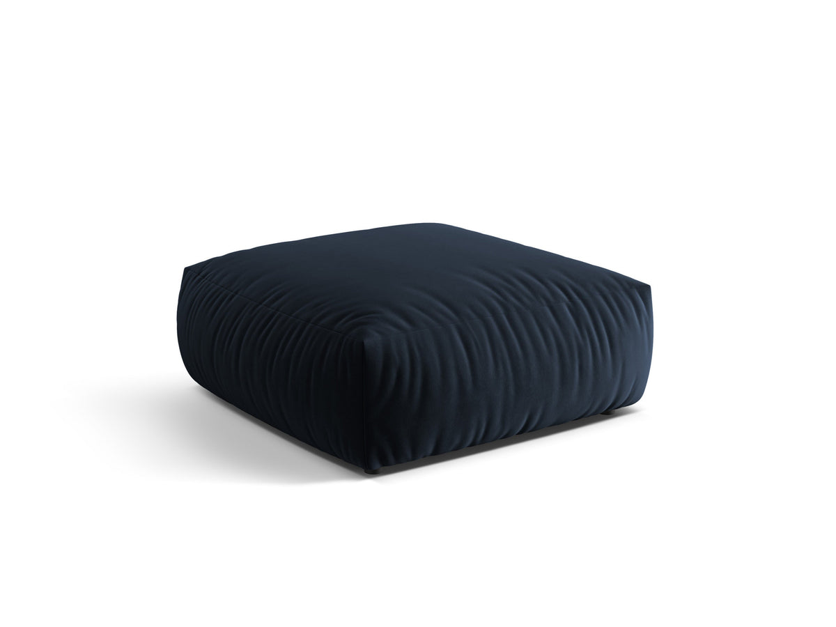 Chris Velour Pouf 1 Sitzer in Royal Blue-Casino präsentiert im Onlineshop von KAQTU Design AG. Modulares Sofa ist von Micadoni