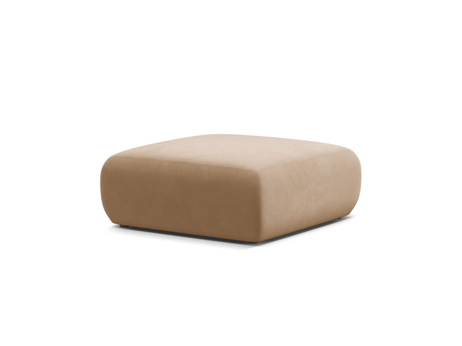 Eleganter 2-Sitzer Pouf Molino in sanften Sandtönen, ideal für stilvolle Wohnräume. Hochwertige Verarbeitung von Micadoni.