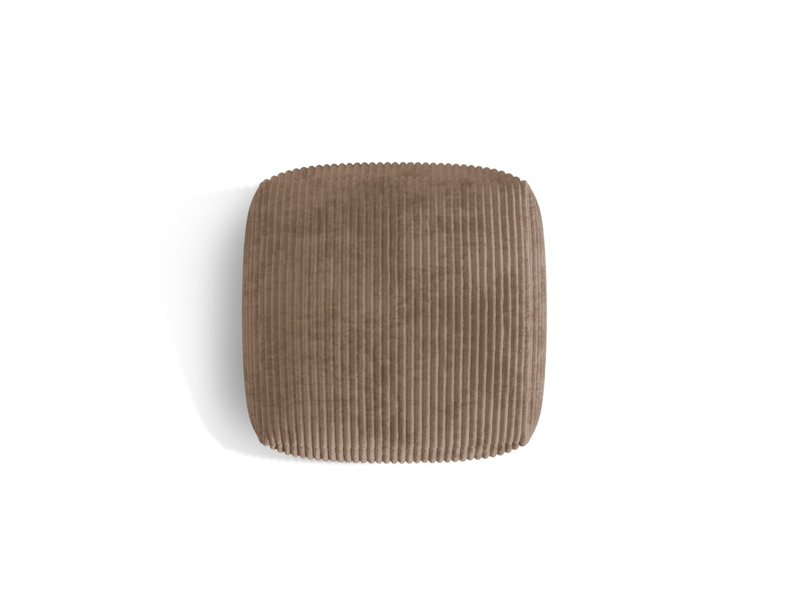 Moderner Martina Pouf Large in Acorn-Tilia, perfekt für gemütliche Sitzgelegenheiten und stilvolle Akzente in jedem Raum.