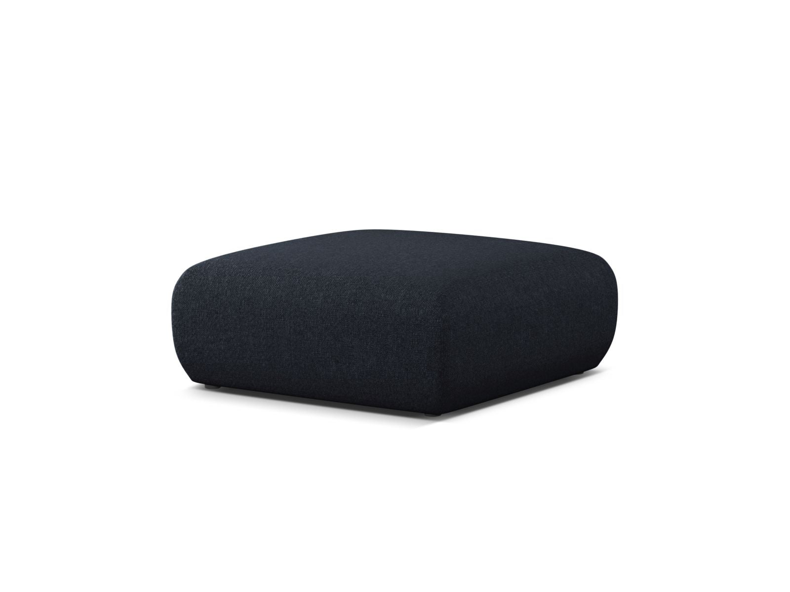 Eleganter 1-Sitzer Pouf Molino in tiefem Navy Blue, ideal für stilvolle Akzente in jedem Raum. Hochwertige Verarbeitung von Micadoni.