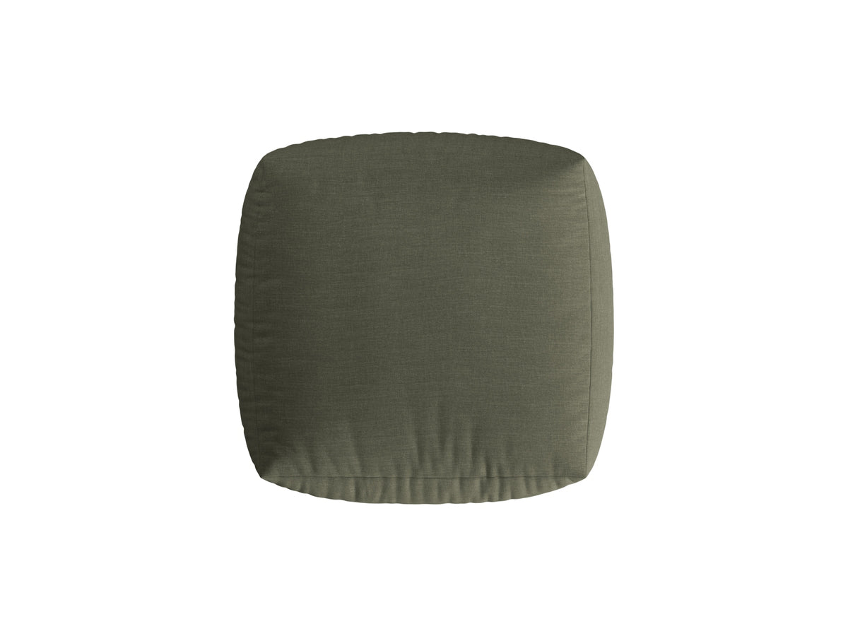Chris Pouf 1 Sitzer in Muted Blue-LINS präsentiert im Onlineshop von KAQTU Design AG. Modulares Sofa ist von Micadoni