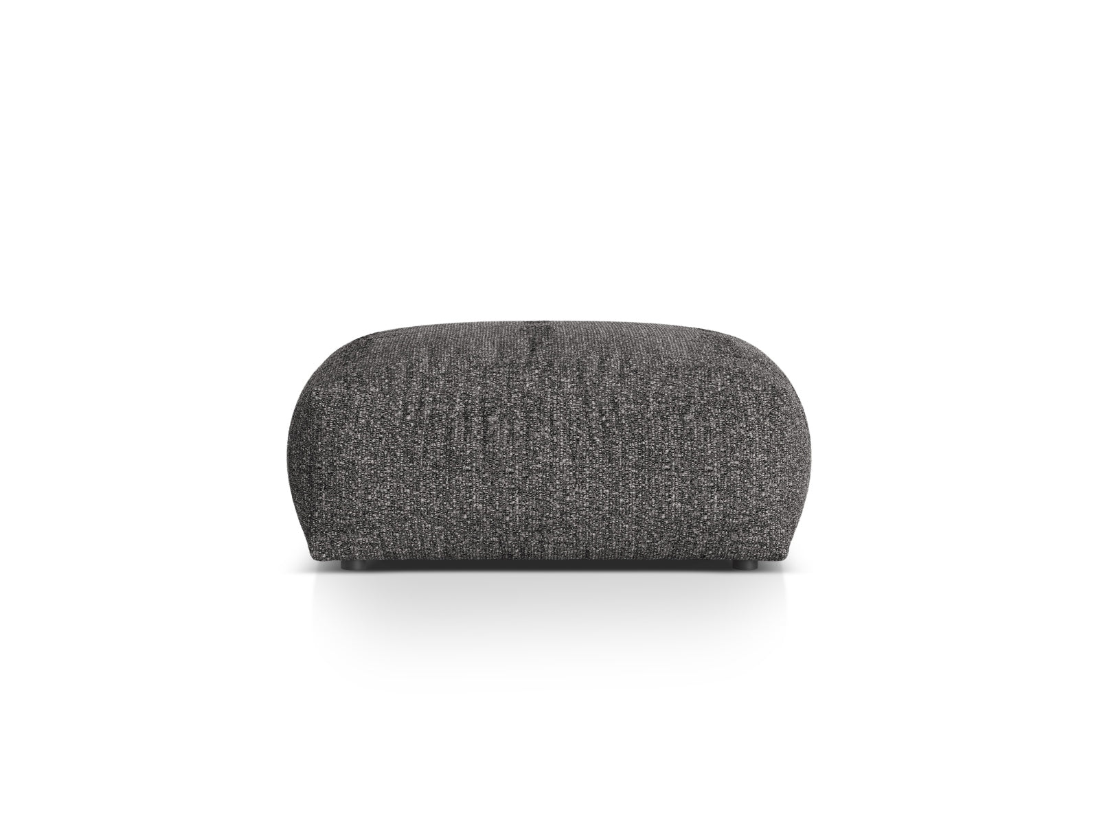 1-Sitzer Grosser Pouf Martina in Anthracite-Monet präsentiert im Onlineshop von KAQTU Design AG. Pouf ist von Micadoni
